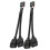 Computer Motherboard USB 2.0 9Pin to Dual 9 Pin Extension Cable Black 4