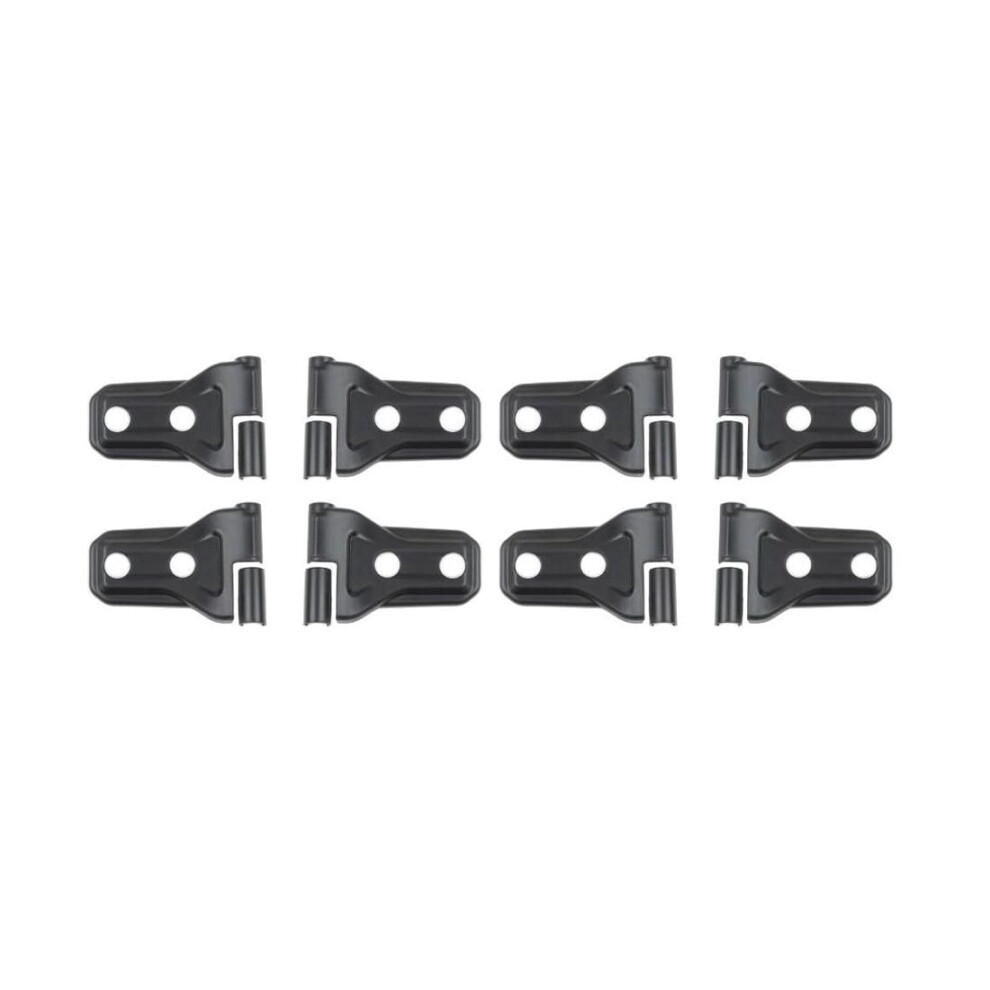 8Pcs Matte Door Hinge Cover Protector Trim Kit For Jeep Wrangler 20182022 Gladiator 20202022 Black 9330225116141