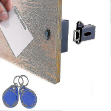 (B) Invisible Electronic Cabinet Lock, Hidden Lock, Diy Rfid Lock La-tch For Wooden Cabinet Drawer Locker Cupboard - PJ