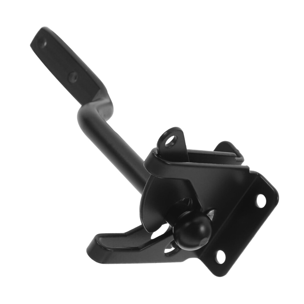 Heavy Duty Gate Latch With Spring Loaded Lock Design For Wooden Fence Or Barn Door, Onehanded Use 9330225116196