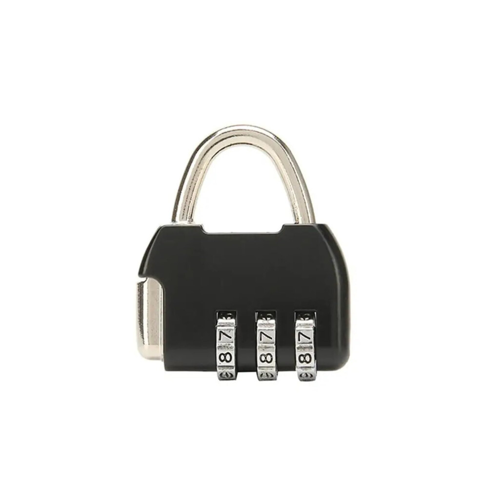 4 Digit Combination Padlock Zinc Alloy Resettable Keyless Security Travel Lock For Luggage And Backpack 9330225116202