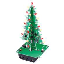 DIY Kerstboom LED Kit - Knipperende Lichten Circuit Kit voor Feestelijk Elektronisch Plezier Drie Kleuren