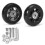 1 Pair Luage Spinner Wheels Replacement with Tools Low Noise Suitcase Rubber Swivel Caster Wheels 3