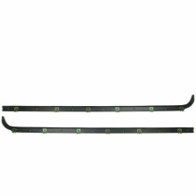 Front Outer Door Window Sweep Rubber Pair 12243039 for Ford Ranger 19831988 and Bronco II 19841988
