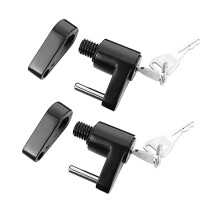 Heavy Duty Trailer Coupler Lock Set, Zinc Alloy Anti Theft Hitch Lock with Keys for RV and Boat