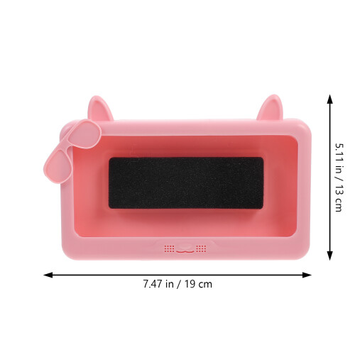 Support Téléphone Mural Rose Pièce Étanche Ouvert Fermé 1
