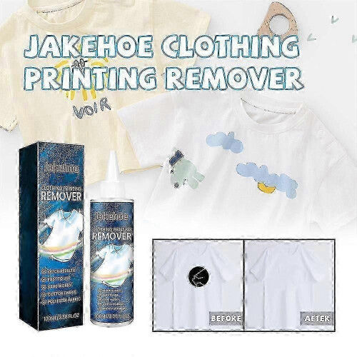 Clothes Print Remover Fabric Print Remover,Pattern Remover,Letter Cleaning Remover 2