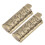 2-Pcs Floral Zinc Alloy Lighter Case Bronze 3