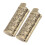 2-Pcs Floral Zinc Alloy Lighter Case Bronze 4