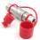1/2Inch NPT Hydraulic Coupler Skid Steer  Flat Face Quick Connect Couplings with 4PCS Dust Cap 8
