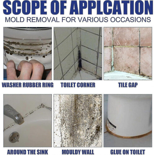 (3Pcs) Mildew Removal Spray, Wall Mold Remover Spray, Bathroom Descaler ...