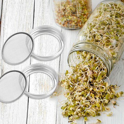 6St Sprouting Jar Deckel Aus Für Mason Jar Keimlingsieb 2