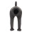 3Pcs Black Silicone Dog Butt Toothpaste Topper 9
