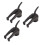 3Pcs Black Silicone Dog Butt Toothpaste Topper 15