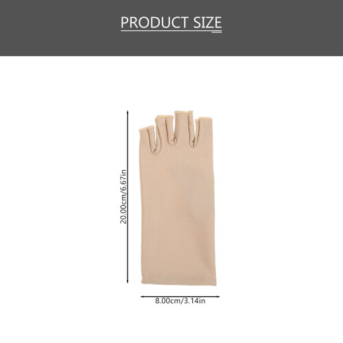 1Paar Uv- Damen Halbfinger Für Outdoor 1