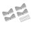 4 Sets Stainless Steel Downspout Extension Hinge 11