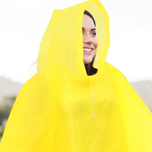 Multifunktionaler Eva Poncho Gelb Damen Leicht 2