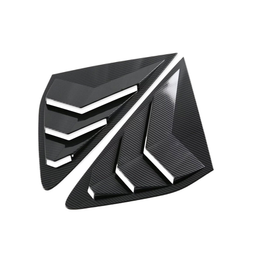 Rear Window Louver 2023 2024 Carbon Fiber Cover With NoâDrill SnapâOn Installation For Honda Accord 9092120276299