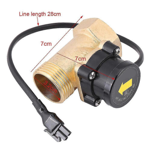 HT-800 1 Inch Flow Sensor Water Pump Flow Switch Easy to Connect - DD