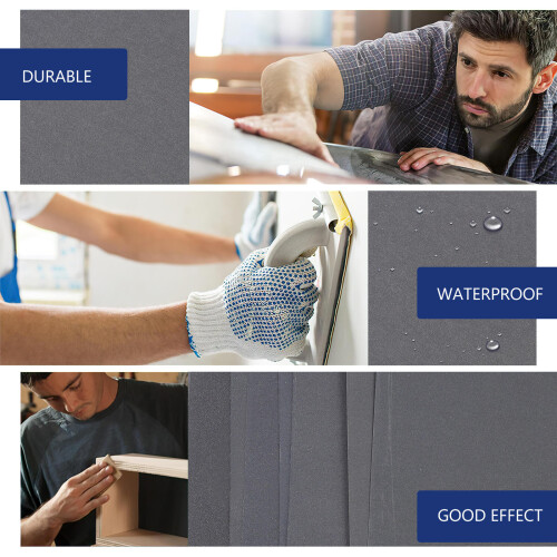 Feines Schleifpapier Set Für DIY Nass Gebrauch Grau 2