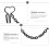 4Stk Herz Nasenchains Non Piercing Nasenring Schmuck 4