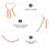 4Stk Herz Nasenchains Non Piercing Nasenring Schmuck 5