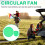 Foldable Round Fan-Green 4