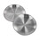 Stainless Steel Camping Plates Set 2 Pack 30x1.6cm Durable Stackable Lightweight Outdoor Tableware 2