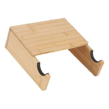 Wallmounted bike rack, horizontal holder, wooden organizer, spacesaving storage 2025