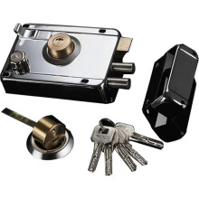Door Lock, Universal Anti- Theft Dormitory Door Lock, Indoor Stainless Steel Exterior Door Lock - q36