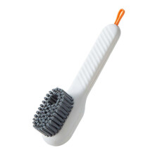 (White) Shoe Brush Automatic Liquid Discharge Deep Cleaning Soft Bristles Household Laundry Cleaning Brush For Daily Use