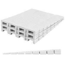 20Stk Weiße Möbelkeile Aus ABS Kunststoff Anpassbar Für & Möbel