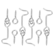 4Sets Windfeste Türhaken Kohlenstoffstahl Für Zuhause