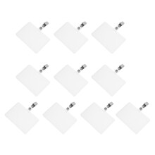 10Sets PVC Kartenhüllen Schutzhüllen Für Ausweise Kartenhalter