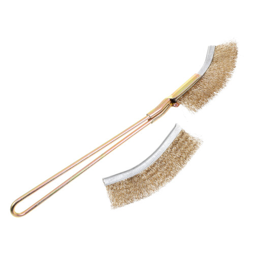 1Ensemble Brosse Cage À Oiseaux Manche Long Cuivre Pratique