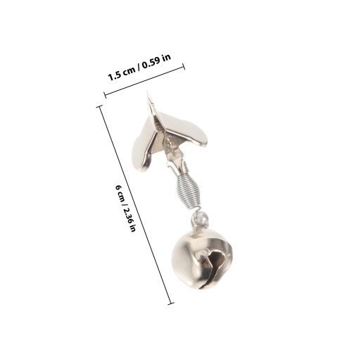 10Pièces Accessoires Métalliques Argentées À Clipser 1