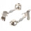 10Pièces Accessoires Métalliques Argentées À Clipser 4