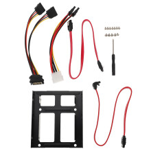 1Ensemble Plateau Support Dur SSD Hdd Noir Pour Montage Interne