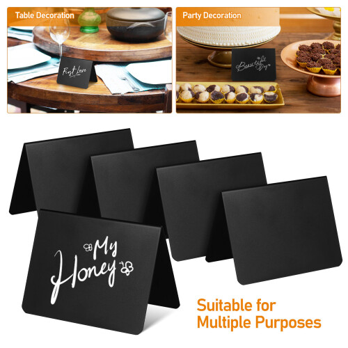20Pièces Mini Tableaux Signalétiques Effaçables Pour Restaurants 2