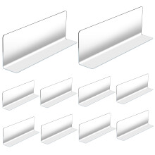 10Pièces Diviseurs Pet Transparent Pour Rayons De Magasins
