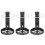 3Pièces Rangement Bouteille Support Gobelets Noir Solide 1