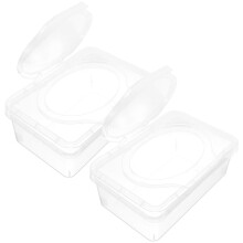2Pièces Porte-Mouchoirs Clair En PP Pour Rangement Usage