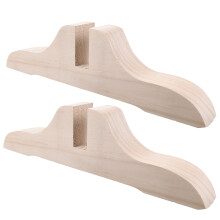 2Pièces Base En Bois Beige Antidérapante Pour Paravent Et Division