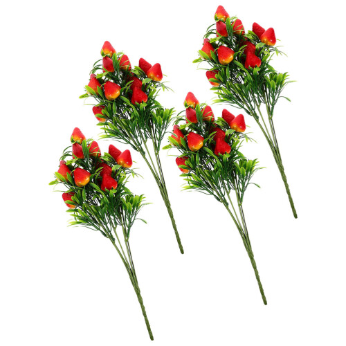 4Pièces Branche Artificielle PVC Décor
