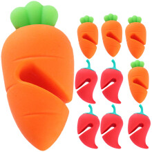 10Pièces Soulève-Couvercle Cuisine Silicone Coloré Anti-Débordement