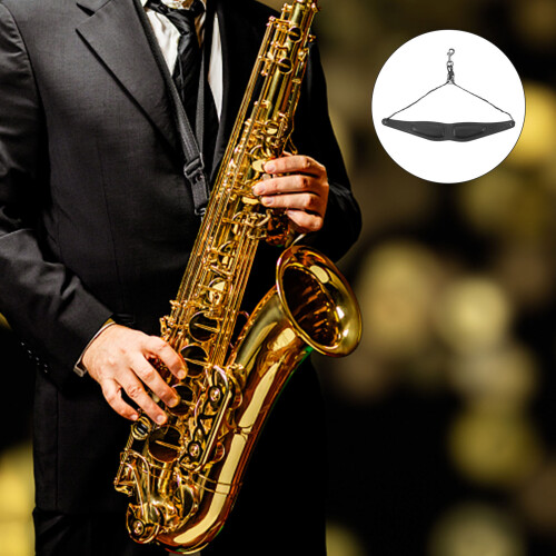 Sax Körpergurt Robustes Leder Schwarz Für Anfänger Und Profis 2