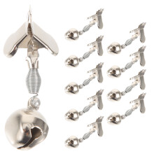 10Pièces Accessoires Métalliques Argentées À Clipser