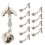 10Pièces Accessoires Métalliques Argentées À Clipser 1