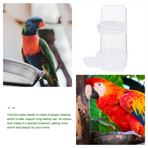 Récipient D'eau Pour Oiseaux Portable Usage 2