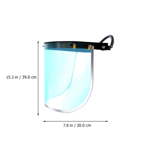 1 Aluminium Helm Accessoire Gesichtsschutz Schutzmaske Bunt 1